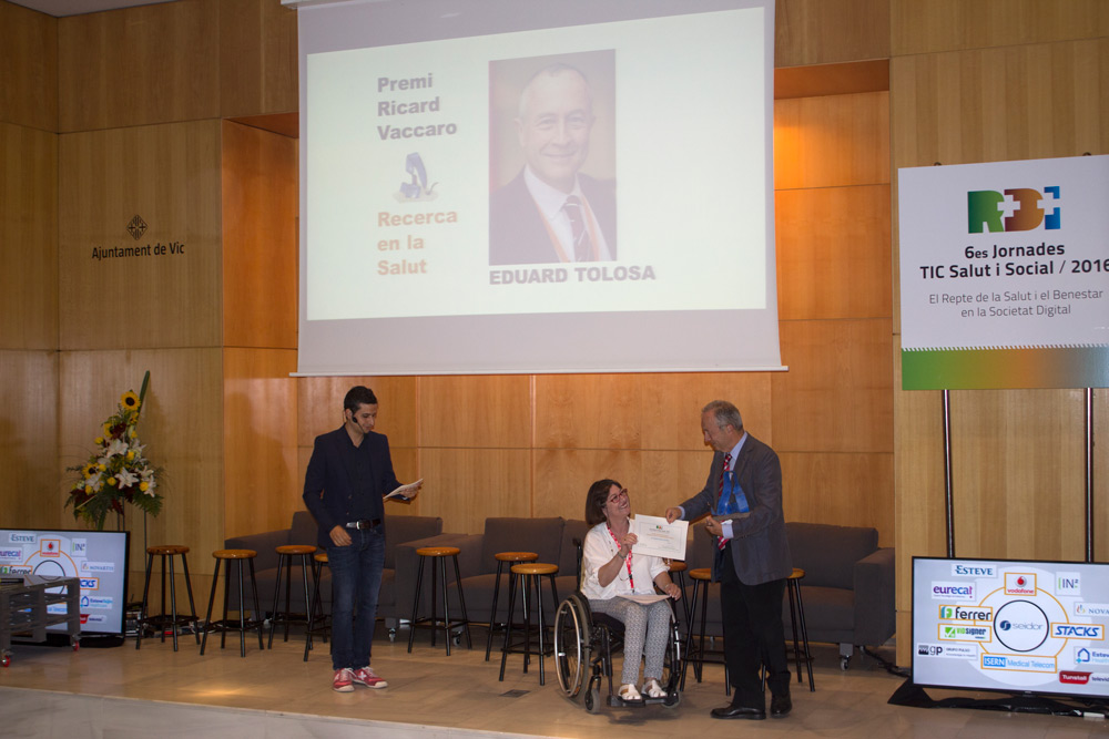Premi Ricard Vaccaro a Eduardo Tolosa