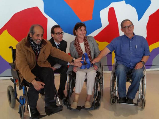 Ricard Vaccaro durant la presentació del I Premi Ricard Vaccaro a l'ètica i el compromís social